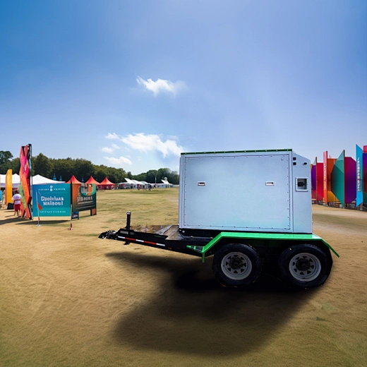 portable solar generator trailer